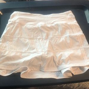 White Lululemon Tennis Skirt!